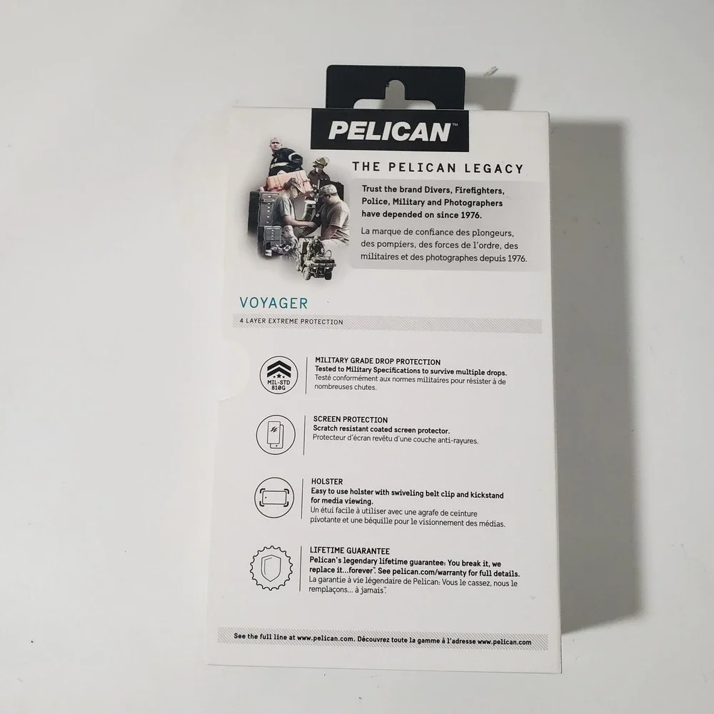 Pelican Voyager Pro Phone Case‎ Samsung Galaxy S9 Black Rugged Holster